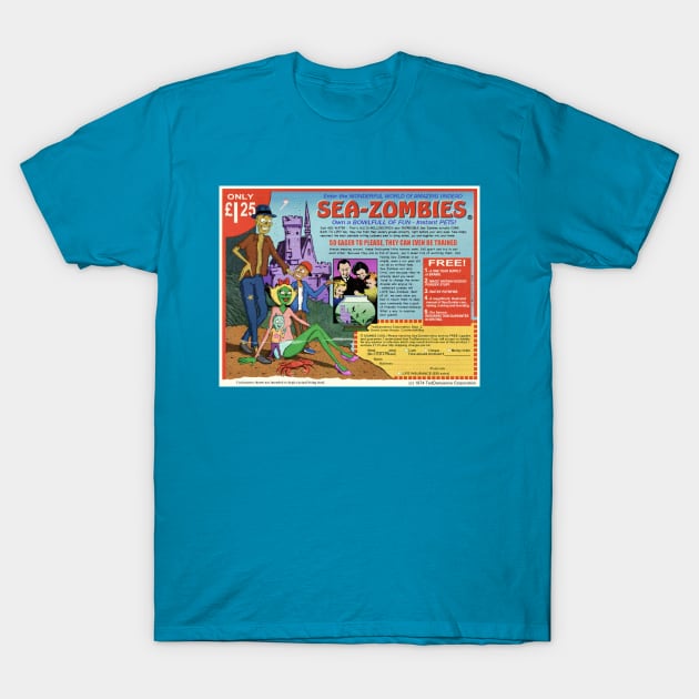 Sea-Zombies. T-Shirt by MalcolmKirk